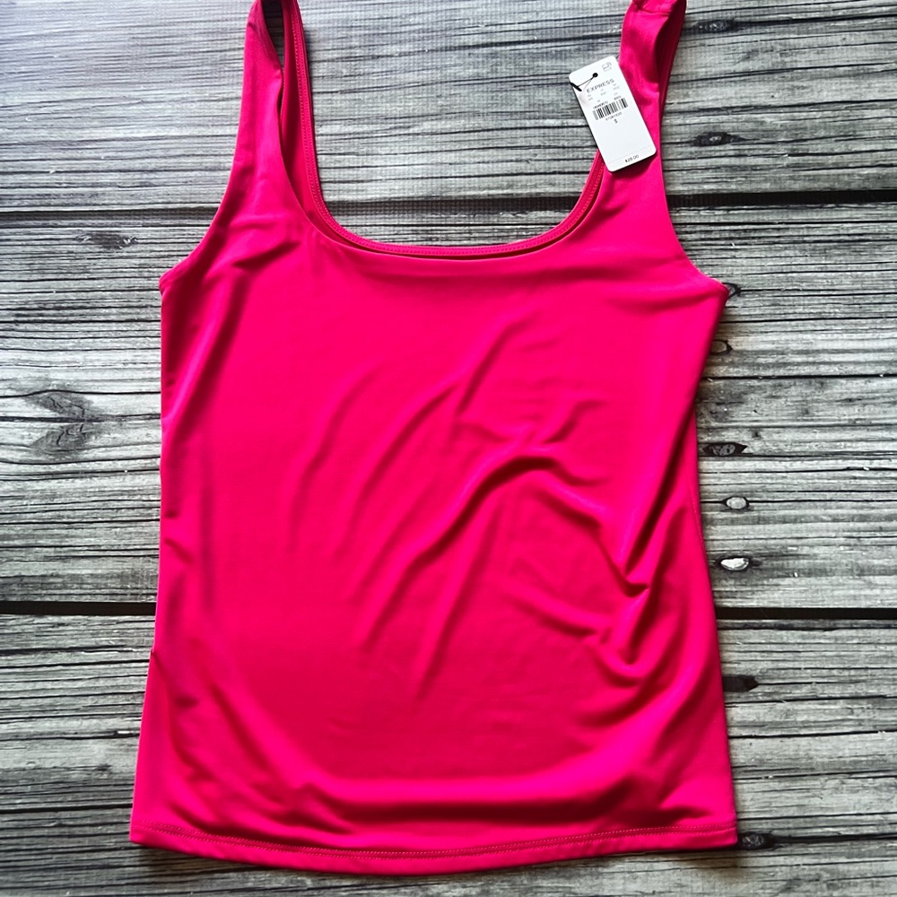 Express Women's Hot Pink Tank Top